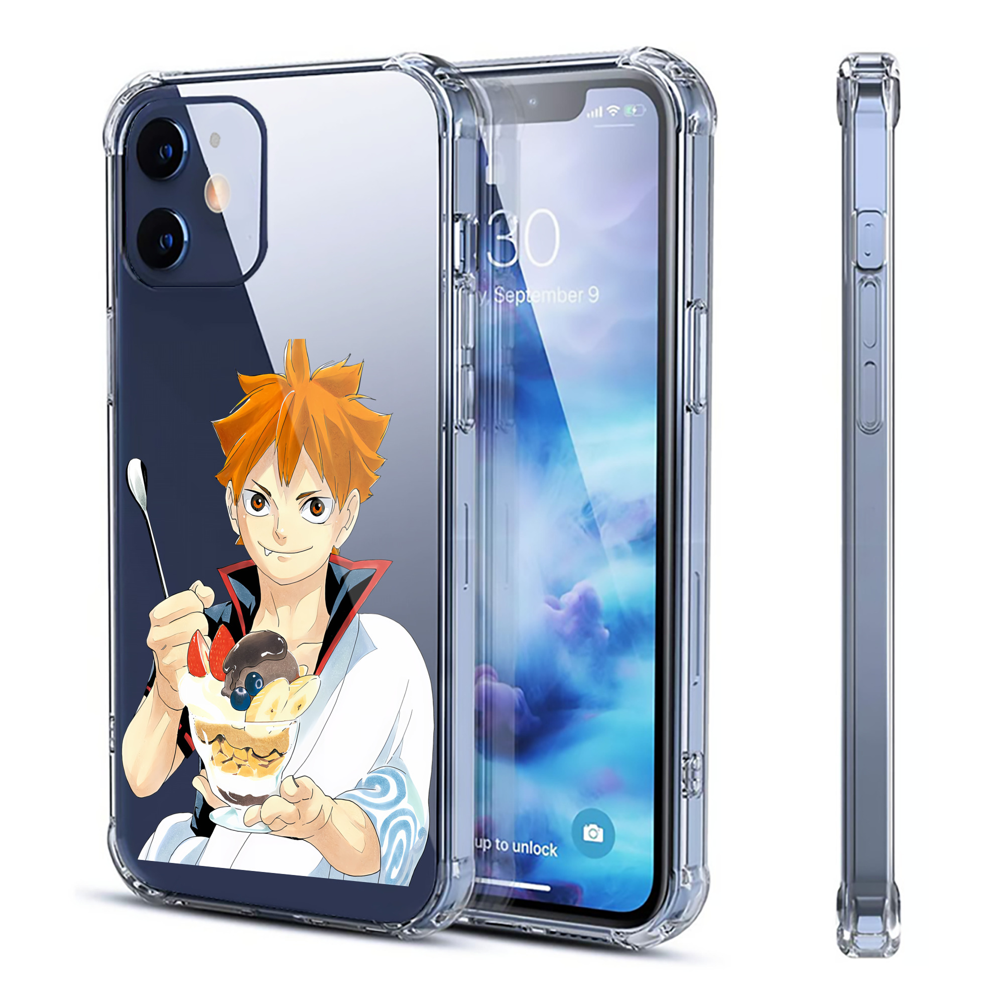 （画像用） ハイキュー!! Haikyu!! 【iPhone 12シリーズ対応】透明スマホケース（クリアソフトケース）